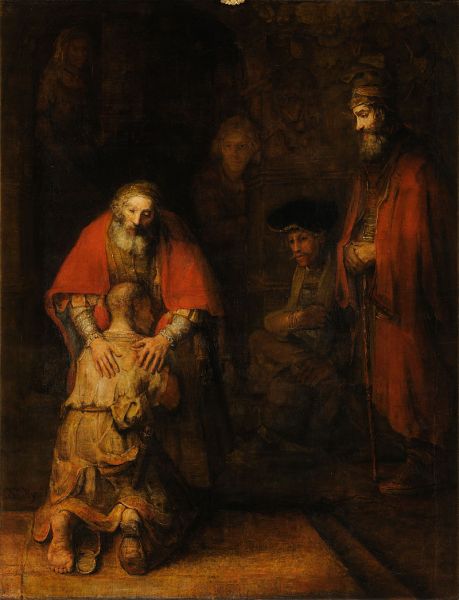 Întoarcerea Fiului risipitor (Rembrandt 1661–1669) - foto preluat de pe en.wikipedia.org