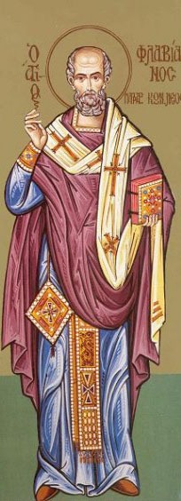 Sf. Ier. Flavian, arhiepiscopul Constantinopolului (†449) - foto preluat de pe doxologia.ro