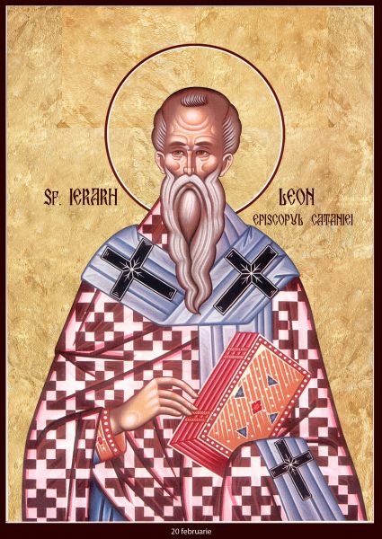 Sf. Ier. Leon, episcopul Cataniei (†787) - foto preluat de pe calendar.patriarhia.ro