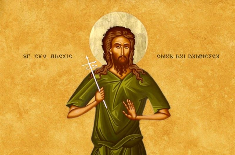 Sf. Cuv. Alexie, omul lui Dumnezeu (†411) - foto preluat de pe ziarullumina.ro