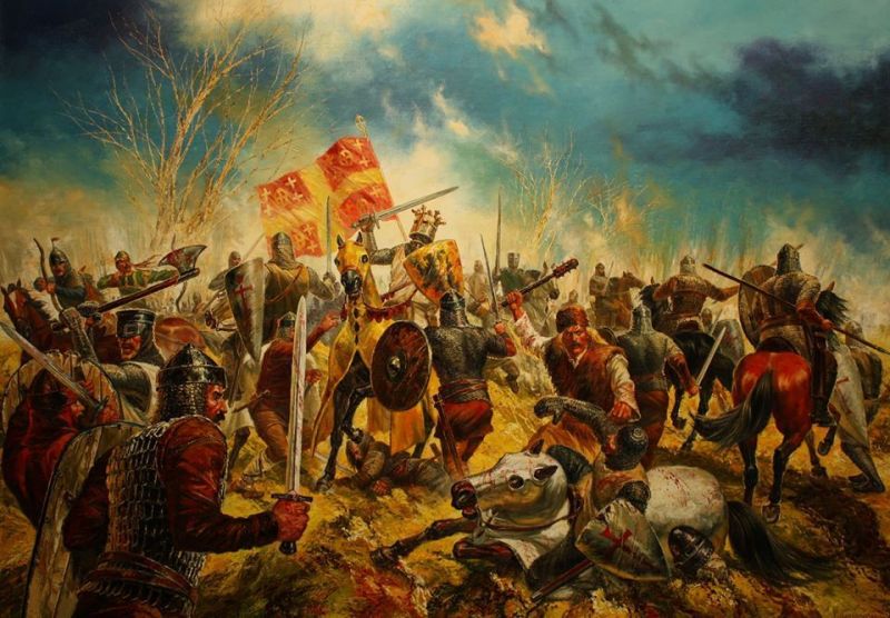 Bătălia de la Adrianople (14 aprilie 1205) - foto preluat de pe cuirassier.tumblr.com