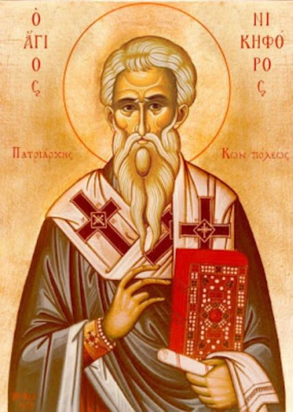 Sfântul Ierarh Nichifor, Patriarhul Constantinopolului (cca 758 - 828) - foto preluat de pe www.johnsanidopoulos.com