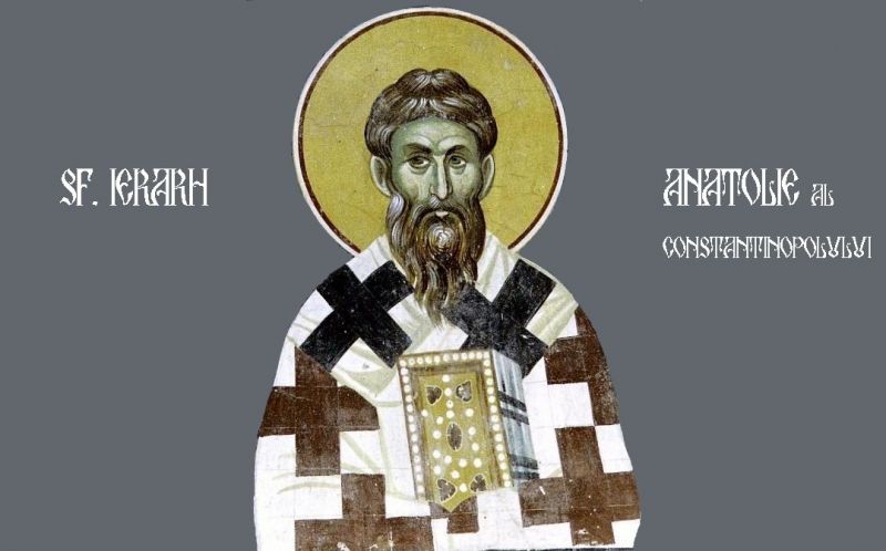 Sf. Ier. Anatolie, patriarhul Constantinopolului (†458)  - foto preluat de pe ziarullumina.ro