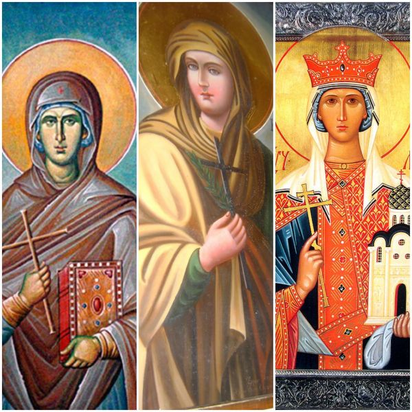 Sf. Mare Mc. Eufimia; Sf. Mc. Meletina și Ludmila