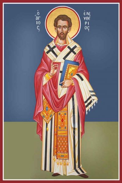 Sf. Sfinţit Mc. Elefterie, Episcopul Iliriei (†126) - foto preluat de pe doxologia.ro