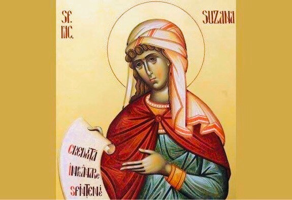 Sf. Mc. Suzana (Secolele III-IV) - foto preluat de pe ortodox.md