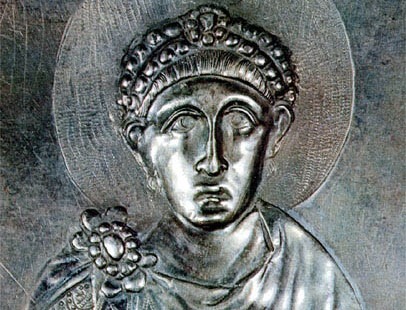 Flavius Theodosius (11 ianuarie 347 – 17 ianuarie 395, Mediolanum), cunoscut ca Teodosiu (sau Teodosie) I sau Teodosiu cel Mare, a fost împărat roman de la 379 la 395 și ultimul conducător unic al unui imperiu roman unificat - foto preluat de pe ro.orthodoxwiki.org