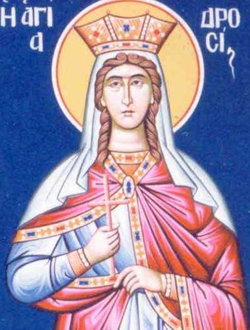 Sf. Mc. Drosida, fiica împăratului Traian (Secolul al II-lea) - foto preluat de pe doxologia.ro