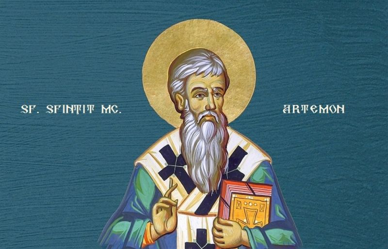 Sf. Sfințit Mc. Artemon (†303) - foto preluat de pe ziarullumina.ro