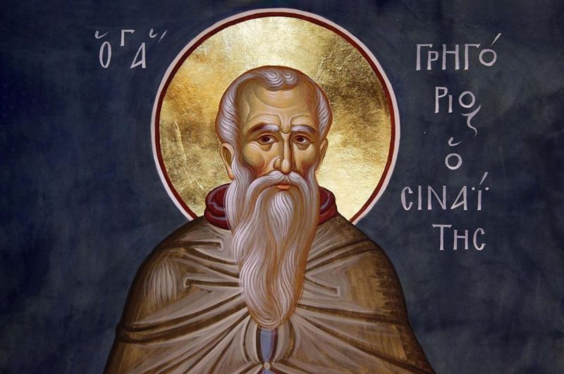 Sf. Cuv. Grigore Sinaitul (Secolele XIII - XIV)  - foto preluat de pe ziarullumina.ro