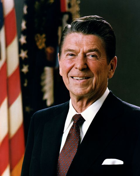 Ronald Reagan (7 februarie 1981) - foto preluat de pe ro.wikipedia.org