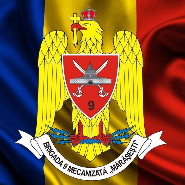 Drapelului de Luptă al Brigăzii 9 Mecanizată „Mărășești” - foto preluat de pe www.facebook.com/Brigada9Mecanizata