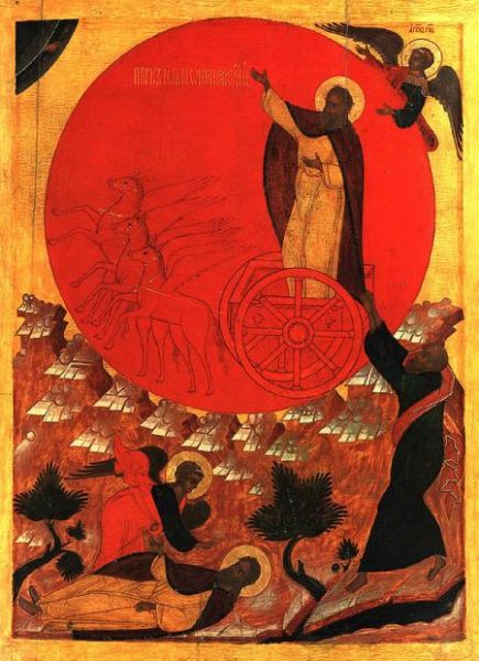 Sfântul și slăvitul Proroc Ilie Tesviteanul (c. 900 - 850 î.Hr.) - foto preluat de pe doxologia.ro